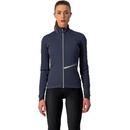 Cyklistické vetrovky a vesty Castelli GO WINTER bordeaux/brilliant pink dámska