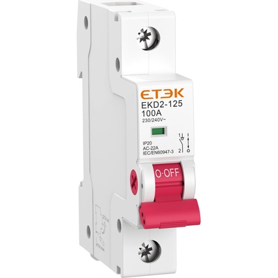 Etek 1P 40A EKD2-1-125-040