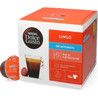 NESCAFÉ | Lungo Без кофеин - 16 капсули за Dolce Gusto