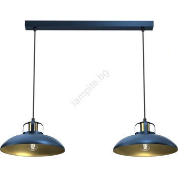 Brilagi - LED Пендел FLAMENGO 2xE27/60W/230V син (BG1972)