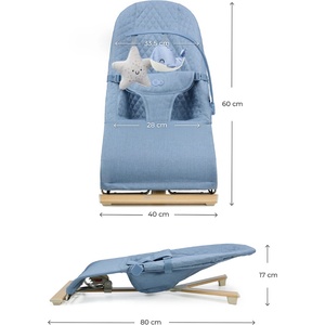 KinderKraft MIMI шезлонг NORDIC BREEZE (KBMIMI00NOR0000) - bebetabg