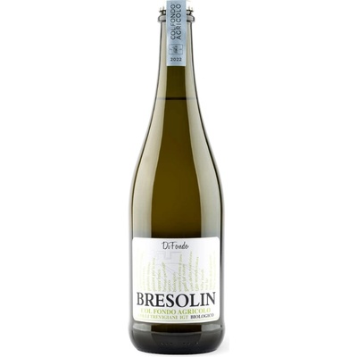 Bresolin DiFondo vino bianco Col fondo Agricolo Biologico Extra Brut 10,5% 0,75 l (čistá fľaša)