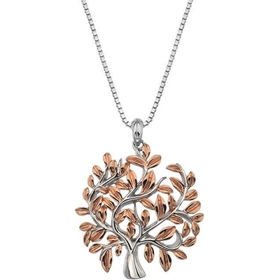 Hot Diamonds Luxusný strieborný náhrdelník so stromom života Jasmine DP701