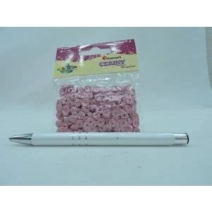 TITANUM Decor. sequins 10g 7mm white-red
