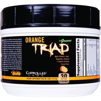 Image 1 of CONTROLLED LABS Orange TRIAD + Greens Powder [412 грама] Портокал