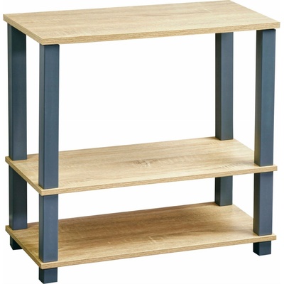 KESPER KESPER Policový regál Blue 3 police, plast, MDF, 60 x 58,5 x 29,5 cm