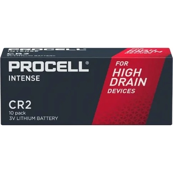 Image 1 of Duracell Батерия литиева индустриална cr2 3v 10 бр. в опаковка procell intense duracell /цена за 10 бр. батерии/ (procell-cr2-int-10pk)