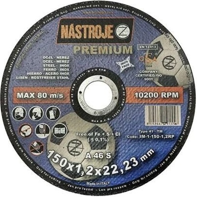 Nástroje cz Kotouč řezný 150 x 1,2 mm IM-1-150-1,2RP