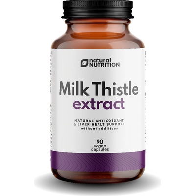 Natural Nutrition Milk Thistle extrakt kapsuly 90 kapsúl