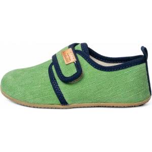 Living Kitzbühel Детски пантофи Living Kitzbühel Kid's Klettmodell Soccer Champ Slippers - Turtle Green - размер 25 (EU) (702-4193-0211)