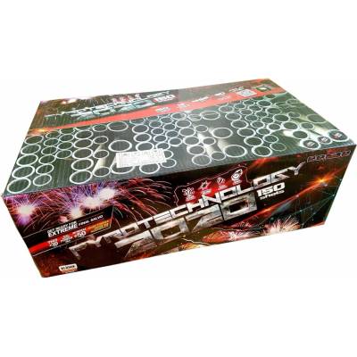 Zostavený ohňostroj pyrotechnology 150 rán 20 25 30 mm
