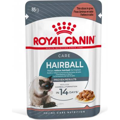 Royal Canin Hairball Care 12x85g мокра храна в сос за възрастни котки, за елиминиране на космените топки