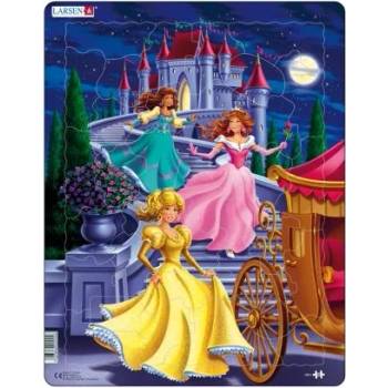 Image 1 of Larsen - Детски пъзел - Принцеси - 35 части (US5)