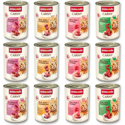 Carny Adult kreace s hovězím & drůbežím 12 x 400 g