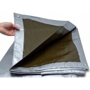 Bradas Zakrývacia plachta 120 g / m2 strieborná 4 x 6 m