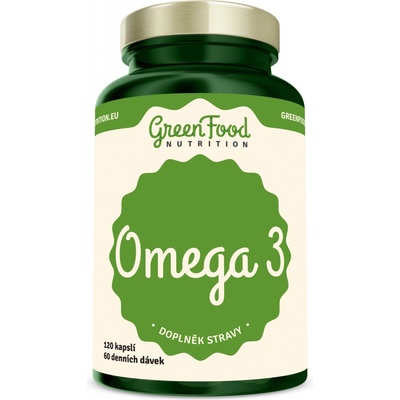 GreenFood Omega 3 120 kapslí