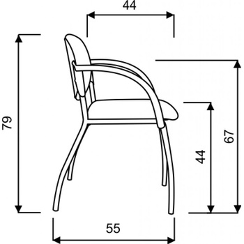 ALBA jednací židle Wendy síť