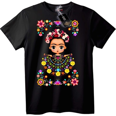 NOONEBRAND Тениска Frida Kahlo цветна - 6XL, White