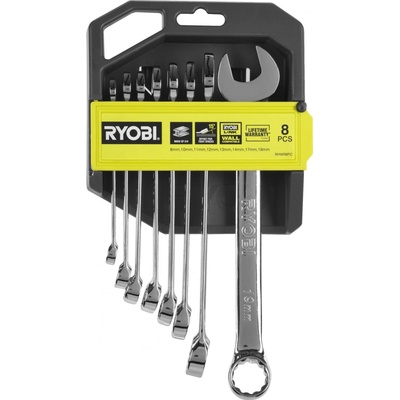 Ryobi RHWR8PC 8-dílná sada ráčny a nástrčných klíčů – Zboží Dáma