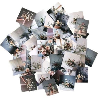 Súprava 46 ks samolepiek - Floral collection