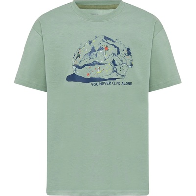 Mammut Детска тениска Mammut Kid's Base T-Shirt Climbing T-shirt - Willow - размер 140 (EU) (704-5823-0214)