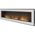 SIMPLEfire Frame 1800 white + glass Камини