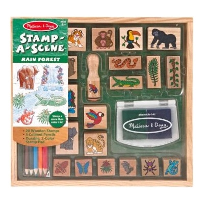 Melissa & Doug Тематичен комплект печати джунгла (12423)