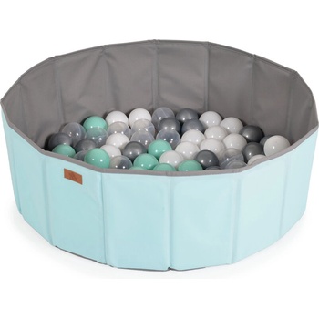 Moni Toys Сгъваем басейн с 90 бр. топки мента
