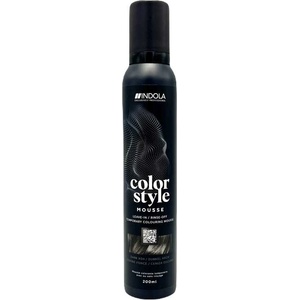 Indola Color Style Mousse 200 ml полутрайна боя Dark Ash
