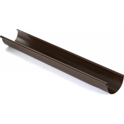 Evromat Žlab okapový 250 mm 2 m pozink hnědá – Zbozi.Blesk.cz