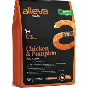 Alleva Natural Puppy Medium Chicken and Pumpkin 0,8 kg