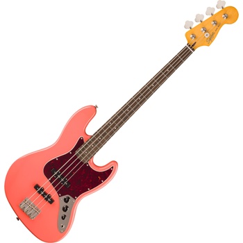 Squier Classic Vibe '60s Jazz Bass LRL Tahitian Coral Електрическа бас китара