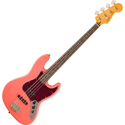 Squier Classic Vibe '60s Jazz Bass LRL Tahitian Coral Електрическа бас китара