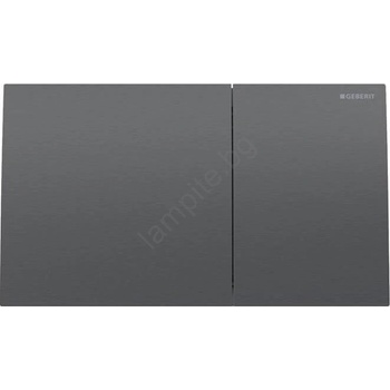 Geberit 115.622. QD. 1 - Бутон за смиване Sigma70 25x14, 6 см черен хром (GB0139)