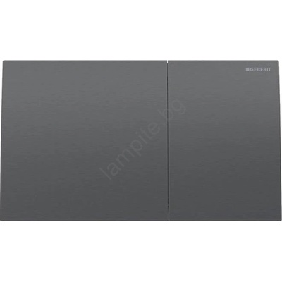 Geberit 115.622. QD. 1 - Бутон за смиване Sigma70 25x14, 6 см черен хром (GB0139)