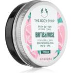The Body Shop British Rose Body Butter масло за тяло с аромат на рози 50ml