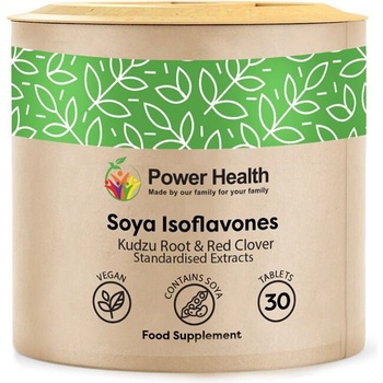 Power Health Изофлавони от соя, кудзу (корен) и червена детелина 30 таблетки | Power Health (076393 (PHPPWPSI30) PWH)
