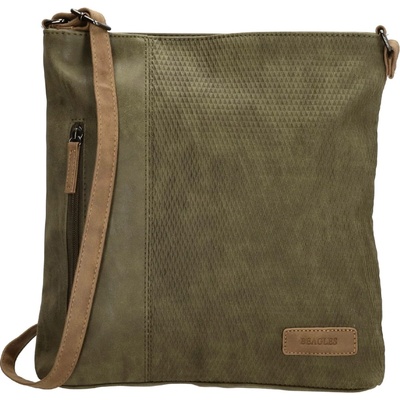 Beagles kabelka přes rameno crossbody 17595 zelená