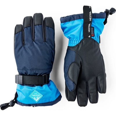 Hestra Ръкавици Hestra Gauntlet Czone Junior 5 Finger Gloves - Dark Navy / Sky Blue - размер 3 (EU) (202-1484-0711)