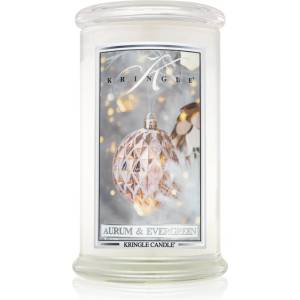 Kringle Candle Aurum & Evergreen ароматна свещ 624 гр