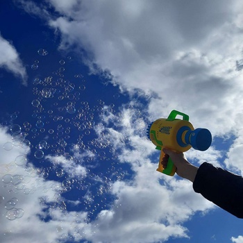 Hračka bublifuk ROCKET BUBBLE GUN stroj na výrobu bublin