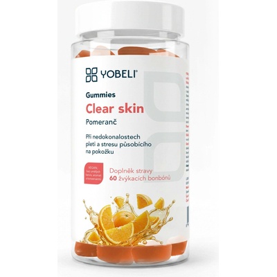 YOBELI Clear skin Gummies 60 bonbónů