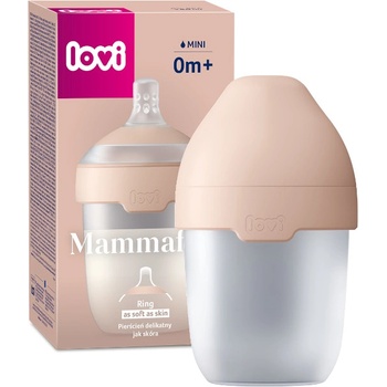 LOVI Бебешко шише Lovi - Mammafeel, 0+ m, 150 ml (21/595)