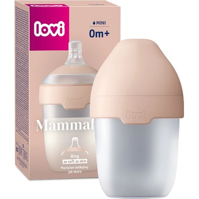 LOVI Бебешко шише Lovi - Mammafeel, 0+ m, 150 ml (21/595)