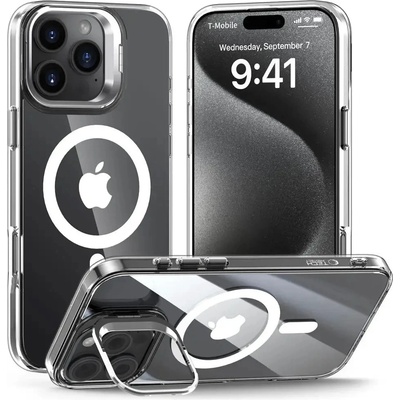 Tech-Protect Калъф Tech-Protect MagStand MagSafe за iPhone 16 Pro - прозрачен (5906302375844)