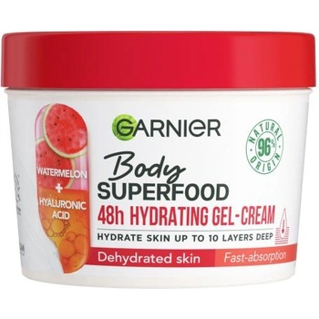Garnier Body Superfood 48h Hydrating Gel-Cream Watermelon & Hyaluronic Acid хидратиращ гел-крем за тяло 380 ml за жени
