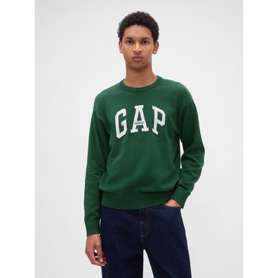 GAP Пуловер с логото на GAP GAP | Zelen | МЪЖЕ | XXL