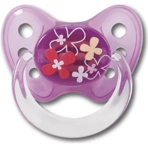 Dentistar Латексова залъгалка с халка Dentistar - Цветя, размер 2 (22191) - ozone