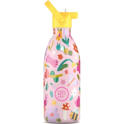 Cool Bottles Detská termo fľaša z nerezovej ocele Kids Bug Life trojvrstvová 500 ml