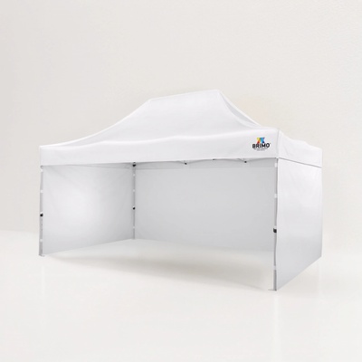 Brimo Promo stánok Super oceľový 3 x 4,5 m biely